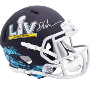 Autographed Tampa Bay Buccaneers Devin White Riddell Super Bowl LV Speed Mini Helmet
