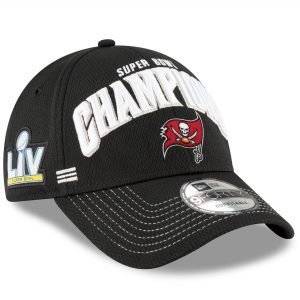 Men’s Tampa Bay Buccaneers New Era Black Super Bowl LV Champions Snapback Adjustable Hat