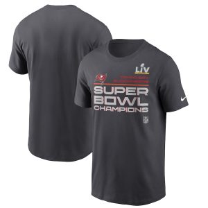 Men’s Tampa Bay Buccaneers Nike Anthracite Super Bowl LV Champions T-Shirt