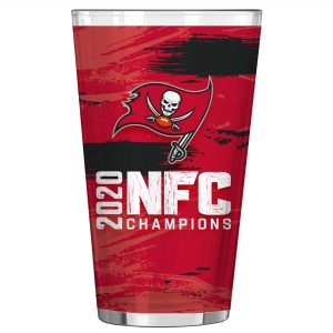 Tampa Bay Buccaneers 2020 NFC Champions 16oz. Sublimated Pint Glass