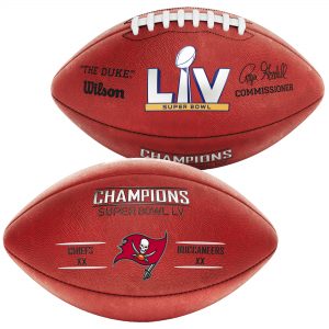 Unsigned Tampa Bay Buccaneers Super Bowl LV Champions Wilson Pro Football